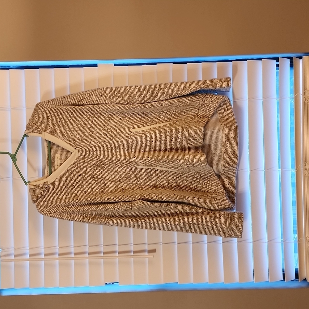 LOFT hi/lo Hoodie XL white&black